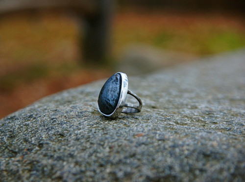 Nerezový prsten....." Lady Black " — foto 3