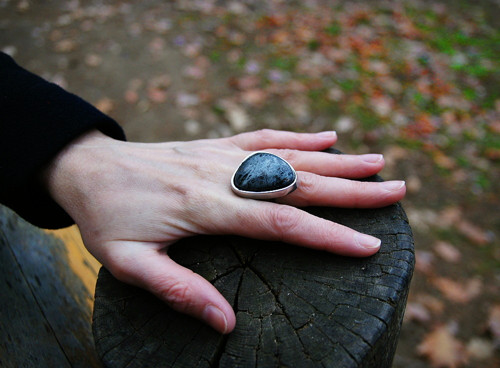 Nerezový prsten....." Lady Black " — foto 5