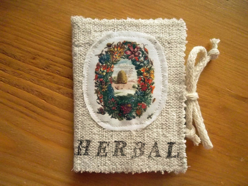 Konopný mini herbář .....(11,5 x 8 cm) — foto 4