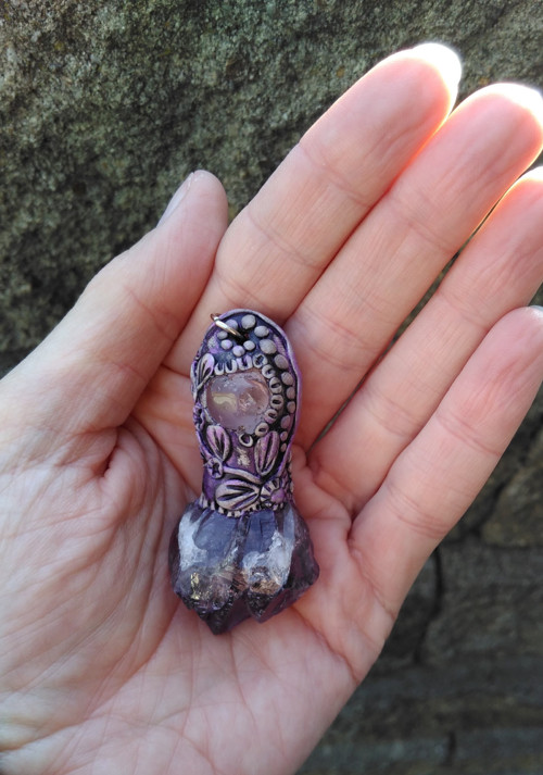 Ametystový vřes - amulet — foto 2