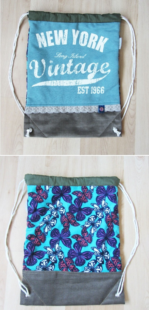 Batůžek / string bag Vintage New York — foto 3