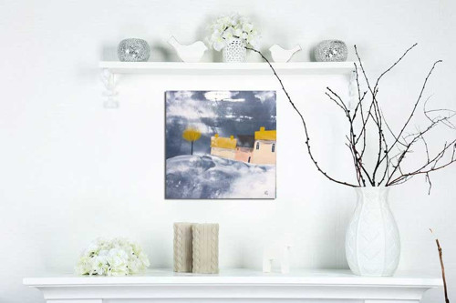 První sníh - 30x30cm — foto 2