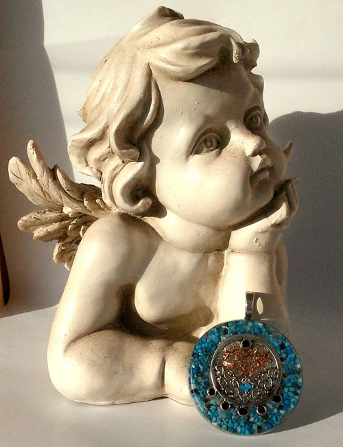 ORGONIT *Amulet Štěstí s Tyrkenitem* — foto 2
