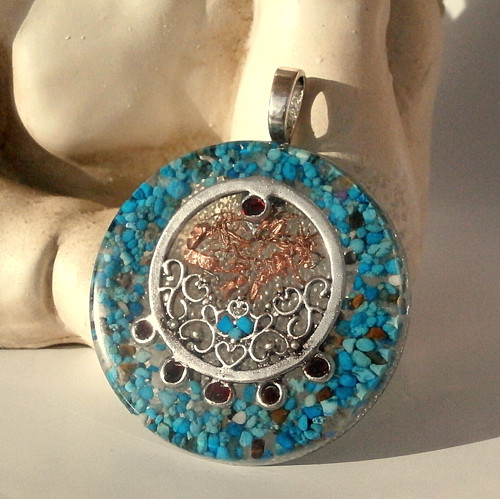 ORGONIT *Amulet Štěstí s Tyrkenitem* — foto 3