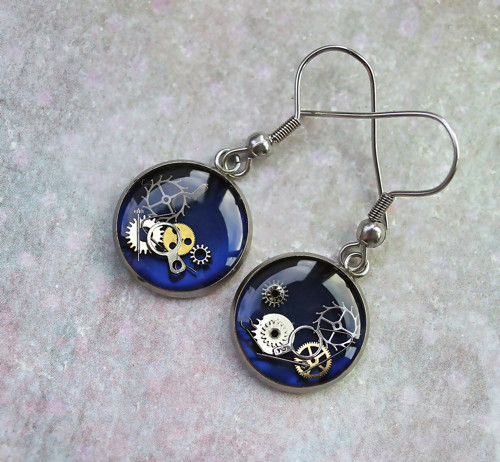 Earings /dark blue/ — foto 2