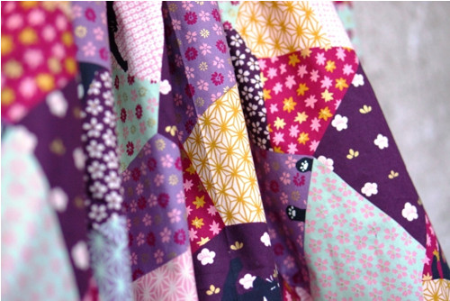 Balonová sukně Hyakka Ryoran Neko Patchwork — foto 4