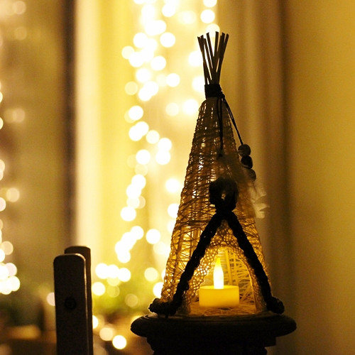 Svítící Teepee — foto 6