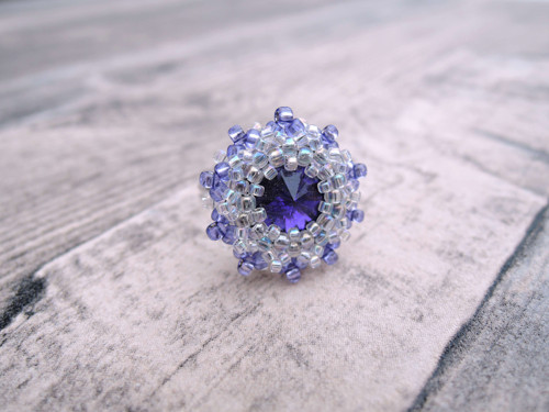 Swarovski prsten "Violets" - dámský! — foto 2