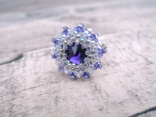 Swarovski prsten "Violets" - dámský! — foto 3