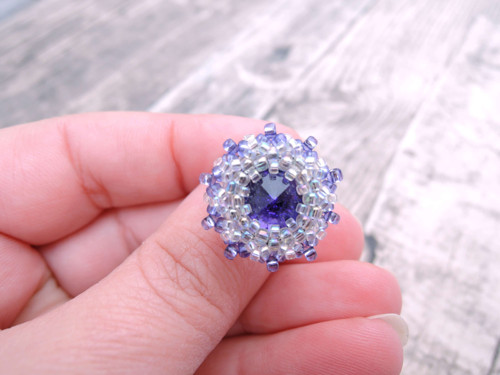 Swarovski prsten "Violets" - dámský! — foto 4