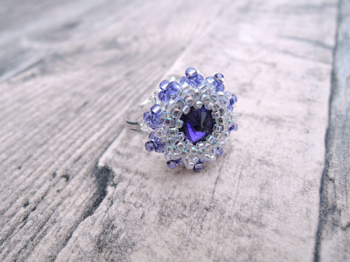 Swarovski prsten "Violets" - dámský! — foto 5