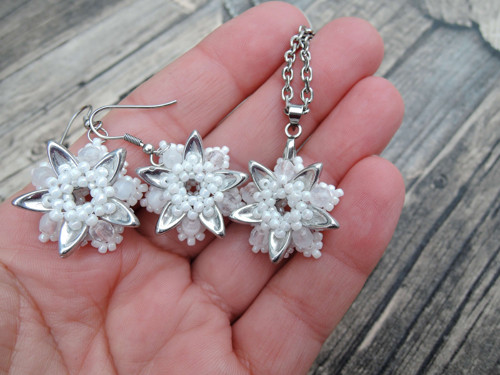 Souprava Plaménky "White silver" — foto 6