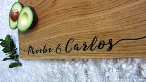 Dřevěné prkénko "Caligraphy statement" — foto 3