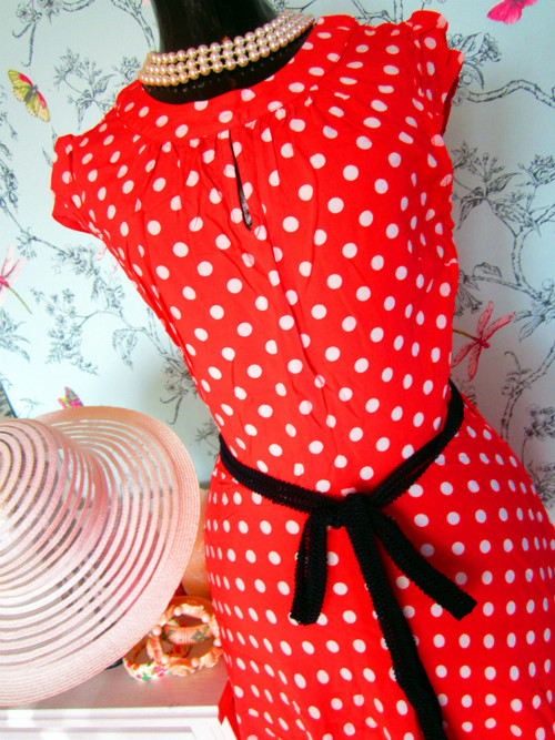 Retro dots šatečky — foto 2