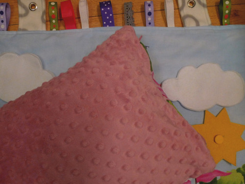 Hrací deka - activity board / sponkovník — foto 3