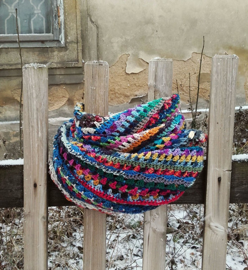 Háčkovaný kaleidoskop - zářím v šeru — foto 3