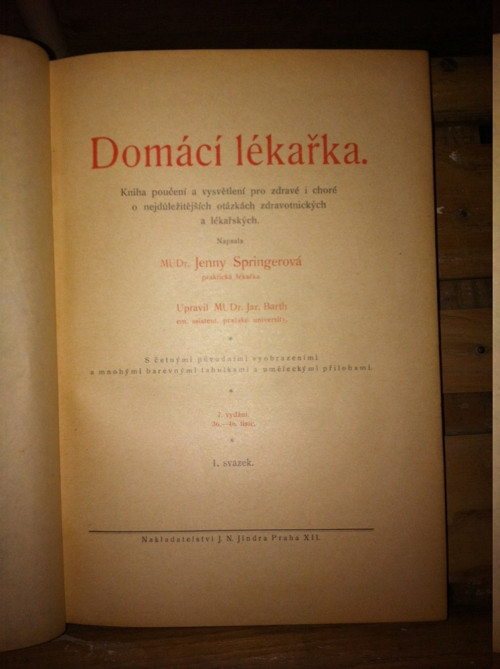 Domácí lékařka 1925 - - - ( rádce našich babiček) — foto 6