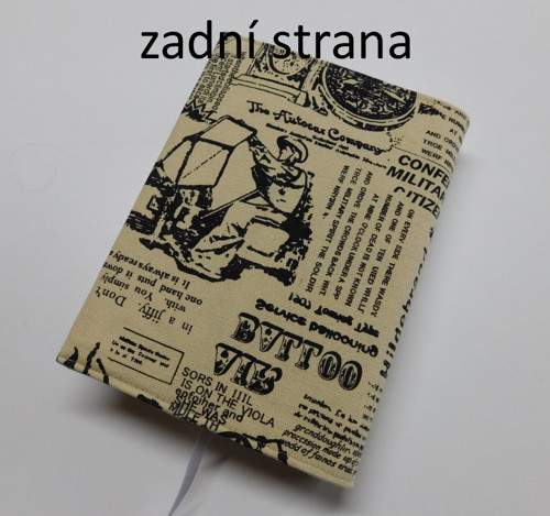 V pánském stylu...obal na knihu — foto 4