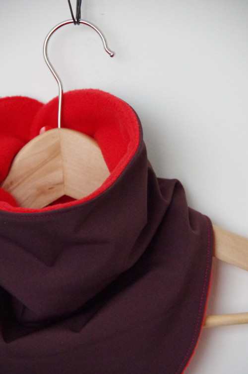 Oboustranný nákrčník fleece-softshell — foto 2