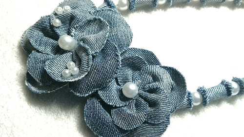 Náhrdelník DENIM PEARL — foto 2