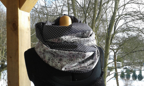 Bavlněný nákrčník - romantický :o) — foto 3