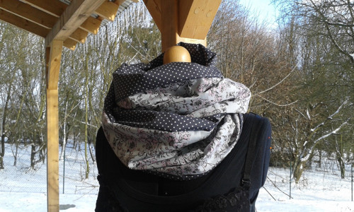 Bavlněný nákrčník - romantický :o) — foto 4