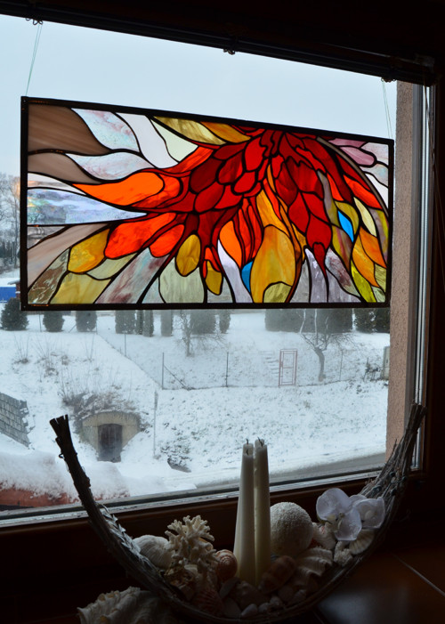 Vitráž "Flame" — foto 2