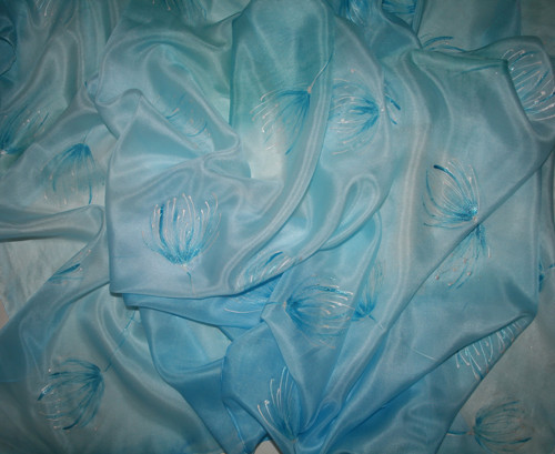 Šála 180x90 cm - Ledové chmýří — foto 3