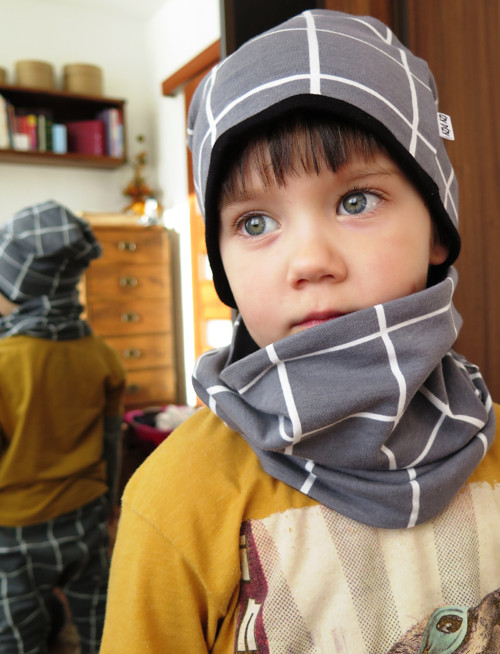 Tepláky z biobavlny Mřížka — foto 3