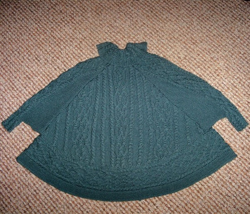 Pončo svetr — foto 3