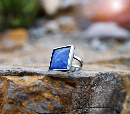 Nerezový prsten..." Blue ring " — foto 3