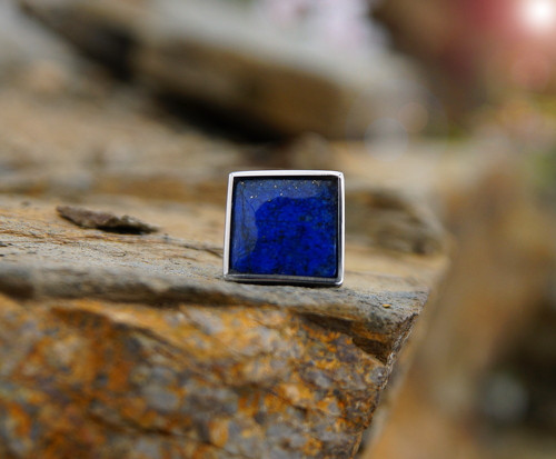 Nerezový prsten..." Blue ring " — foto 5