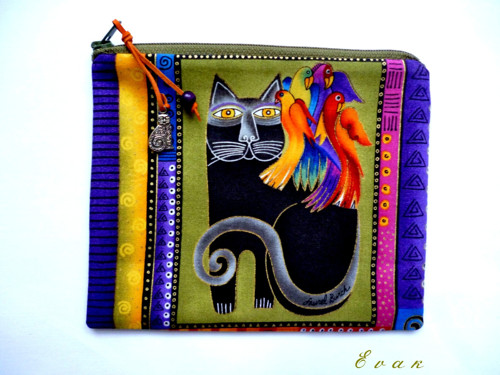 Kocour Nero- taštička desing Laurel Burch — foto 3