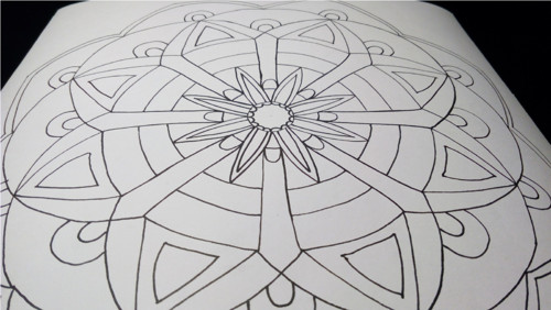 Mandala k vybarvení velká 7 — foto 2