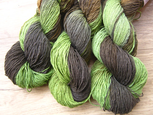 Buretové hedvábí 4mm - "Kiwi" — foto 3