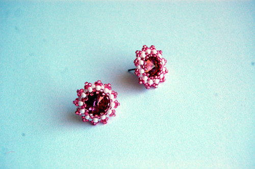 Obšívané puzety Swarovski Elements Rivoli — foto 2
