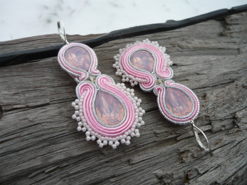 Soutache Náušnice Sweet Love — foto 3
