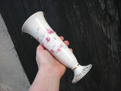 Plané růže...porcelánová váza — foto 3
