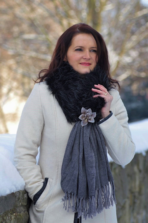 Kožušinová štóla JULIE — foto 2