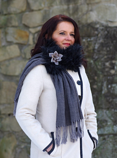 Kožušinová štóla JULIE — foto 4