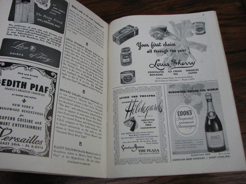 ZIEGFELD THEATRE - program, prospekt, 40. léta — foto 4