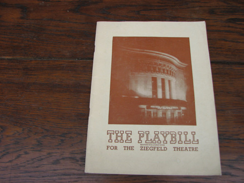 ZIEGFELD THEATRE - program, prospekt, 40. léta — foto 5
