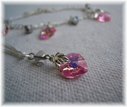 Sada Swarovski srdíčková — foto 2
