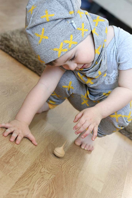 Čiapka s nákrčníkom (Šedožltá) — foto 2