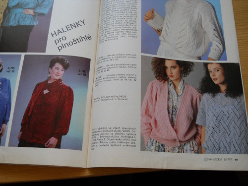 Časopis Žena a móda 5/1991 — foto 5