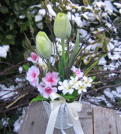 Plecháček s tulipány — foto 4