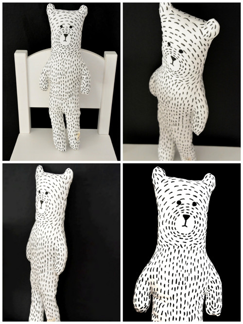 Bubu Bear white, hairy — foto 4