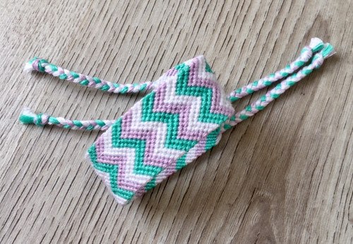 Levandulovo-mátový chevron — foto 3