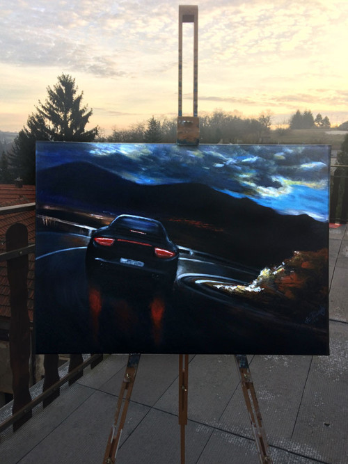 Cesta z města (70 × 50 cm) — foto 2