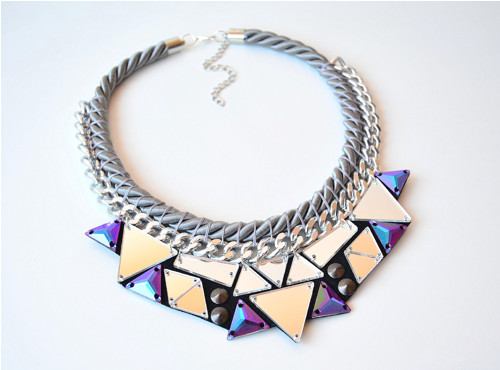 Náhrdelník GREY SILVER TRIBAL — foto 3